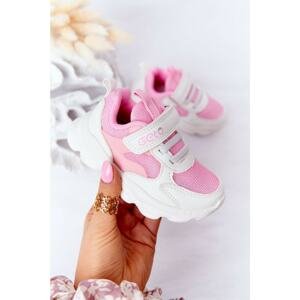 Children's Sport Shoes Sneakers White-Pink Sugar