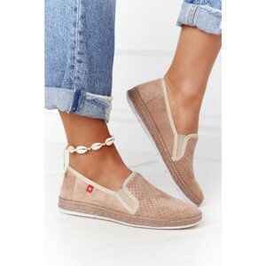 Openwork Espadrilles Sole Big Star FF27603 Beige