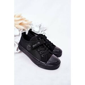 Children's Sneakers With Mesh BIG STAR HH374015 Black