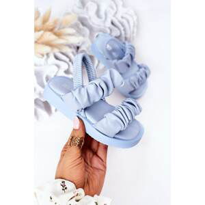 Children's Sandals With Drawstring Blue Sweetness