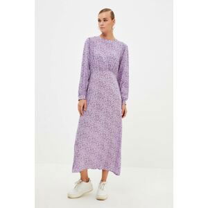 Trendyol Lilac Crew Neck Dress