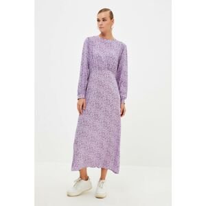 Trendyol Lilac Crew Neck Dress