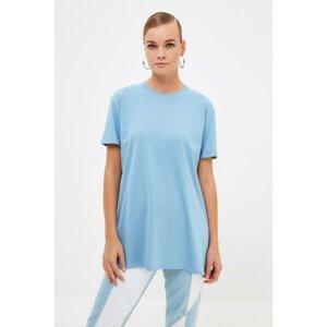 Trendyol Blue Knitted T-Shirt