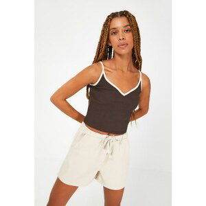 Trendyol Brown Knitted Singlet