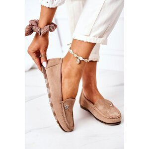 Women's Suede Loafers Light Brown Madelyn