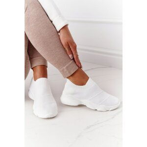 Women's Slip-on Sneakers White Yoga Class