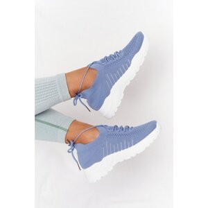 Women's Sport Shoes Sneakers Blue Ruler