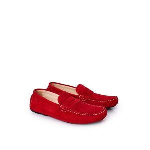 Suede Casual Loafers GOE HH1N4066 Red