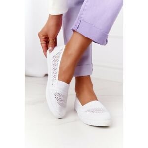 Openwork Slip-On Sneakers White Chillout