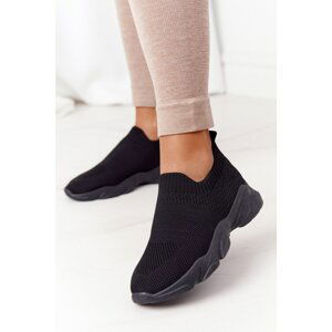 Women's Slip-on Sneakers Black Yoga Class