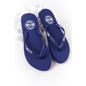 Women's Sliders Flip-Flops Big Star FF274A614 Navy