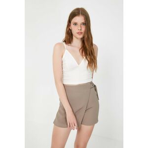 Trendyol Beige Belt Detailed Shorts & Bermuda