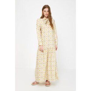 Trendyol Yellow Flower Detailed Dress