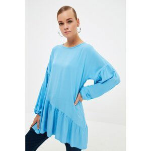 Trendyol Blue Crew Neck Tunic