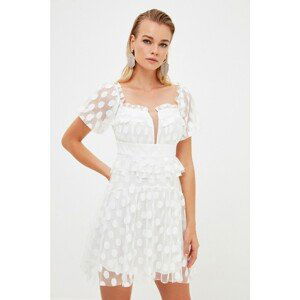 Trendyol Ecru Collar Detailed Dress