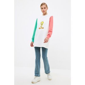 Trendyol Color Block Knit Licensed - Sweatshirt