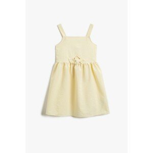 Koton Girl Yellow Striped Dress