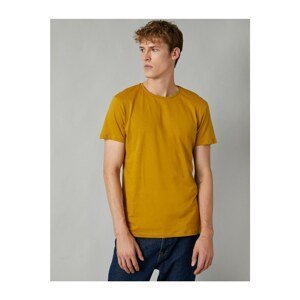 Koton Men's Mustard T-Shirt