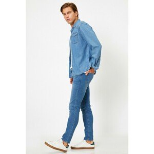 Koton Men's Blue Skinny Jeans