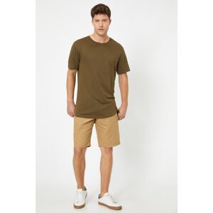 Koton Men's Camel Hair Shorts & Bermuda