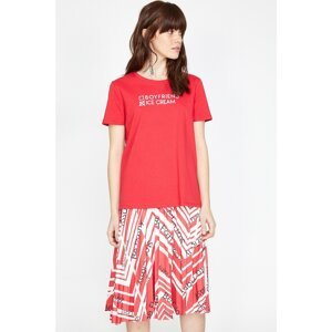 Koton Women's Red T-Shirt