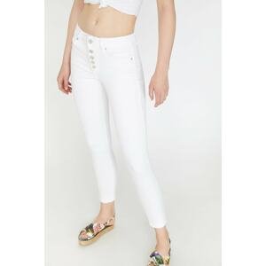 Koton Women's White Carmen Jeans