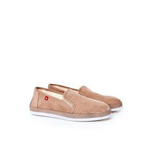 Men's Suede Espadrilles Big Star HH176003 Beige