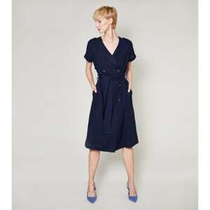 Click Woman's Dress Elif Navy Blue