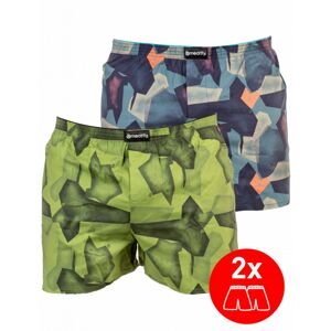2PACK men's Meatfly shorts multicolored (Agostino - Shade)