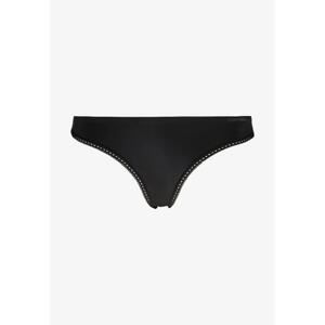 Women's thong Calvin Klein black (QF4480E-001)