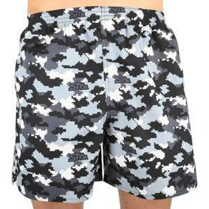 Men's home shorts with pockets Styx camouflage digital (D1150)