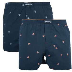 2PACK men's shorts Meatfly multicolored (Agostino - Flies)