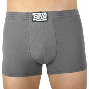 Men's boxers Styx classic rubber dark gray (Q1063)