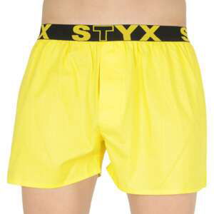 Men's shorts Styx sports rubber yellow (B1068)