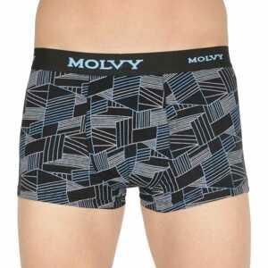 Men's multicolored boxers Molvy (MP-1027-BEU)