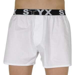 Men's shorts Styx sports rubber white (B1061)