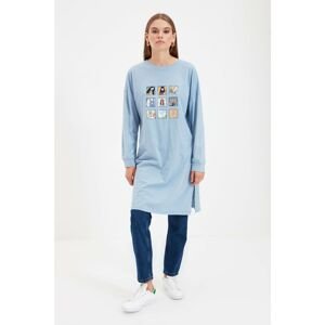 Trendyol Blue Knitted Tunic
