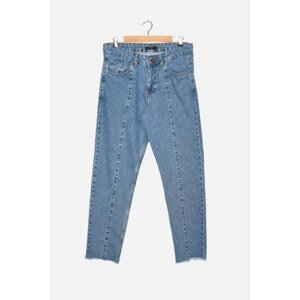 Trendyol Blue Men's Essential Crop Fit Jeans