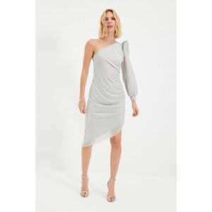 Trendyol Dress - Gray - Asymmetric