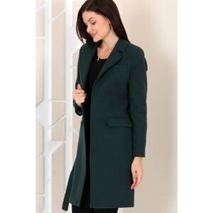 Z6673 DEWBERRY WOMEN'S COAT-GREEN