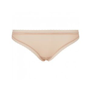 Women's thong Calvin Klein beige (QD3763E-7NS)