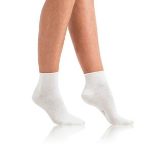 Bellinda 
GREEN ECOSMART COMFORT SOCKS - Dámske ponožky z bio bavlny s netlačícím lemom - biela
