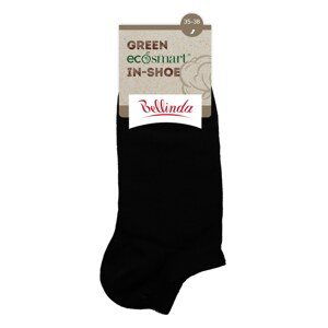 Bellinda 
GREEN ECOSMART IN-SHOE SOCKS - Krátke ponožky z bio bavlny - čierna