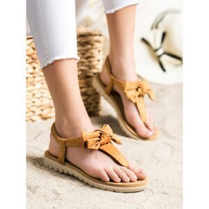 SHELOVET JAPANESE SANDALS WITH BOW