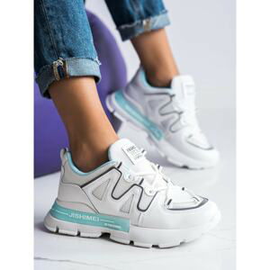 SHELOVET WHITE FASHION SNEAKERS