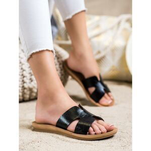 SHELOVET ECO LEATHER FLIP-FLOPS