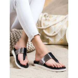 CM PARIS COMFORTABLE FLIP-FLOPS WITH ECO LEATHER