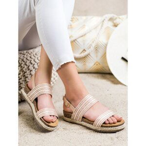 SHELOVET COMFORTABLE SANDALS WITH BUCKLE