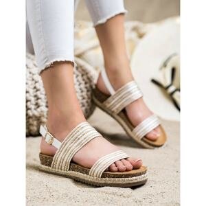 SHELOVET COMFORTABLE SANDALS WITH BUCKLE