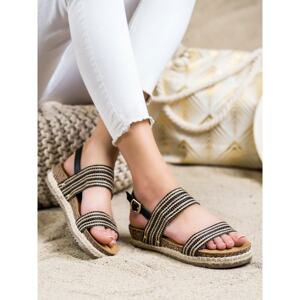 SHELOVET COMFORTABLE SANDALS WITH BUCKLE